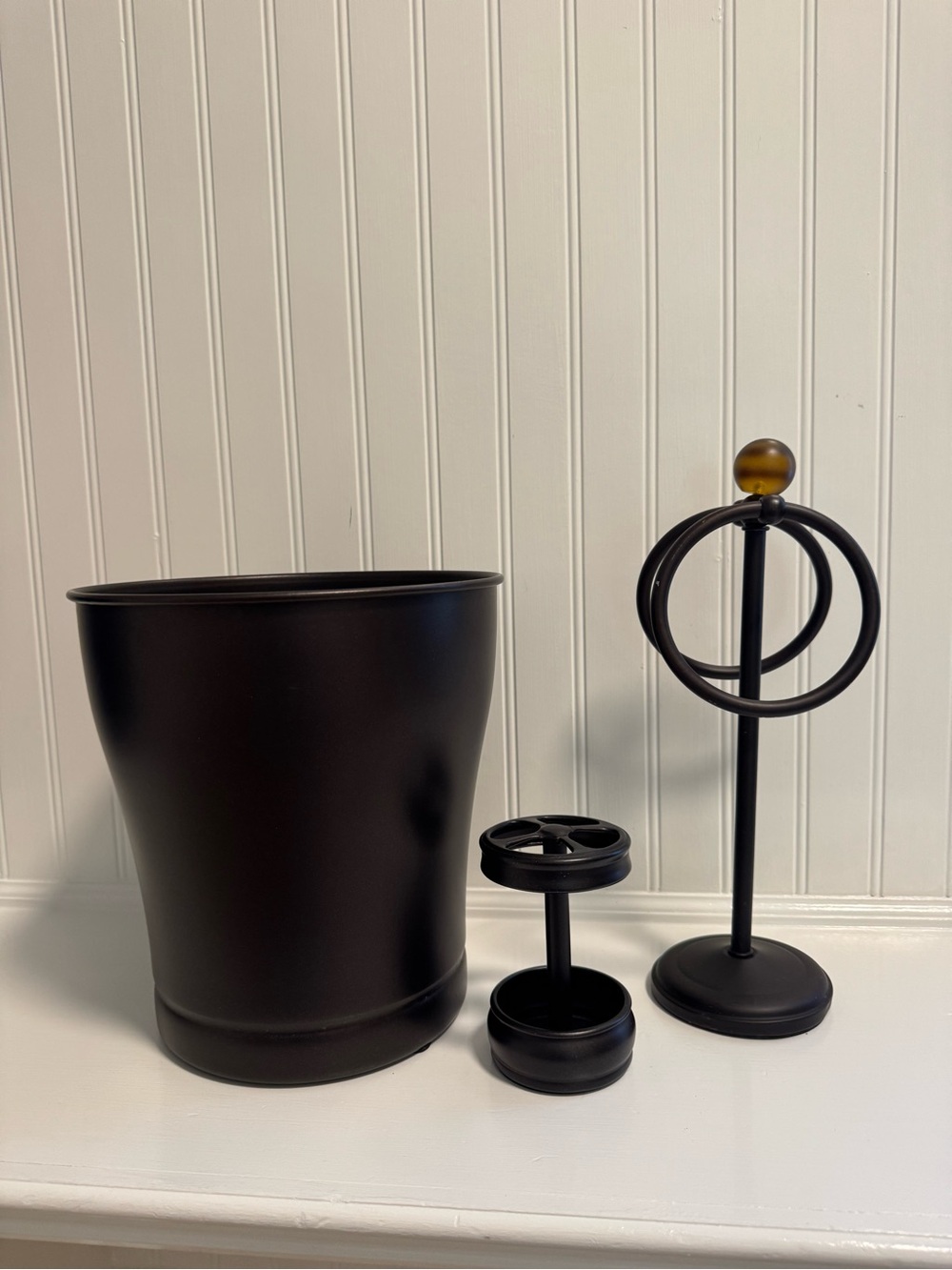 3 Piece Oil Rubbed Bronze Bathroom Accessories